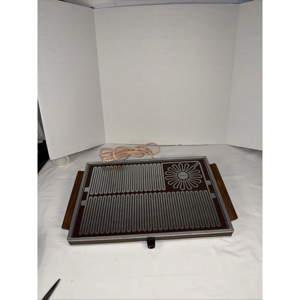 Vintage Salton Hot Tray Model H 928 Warming Tray Kitchen Appliance **tested**